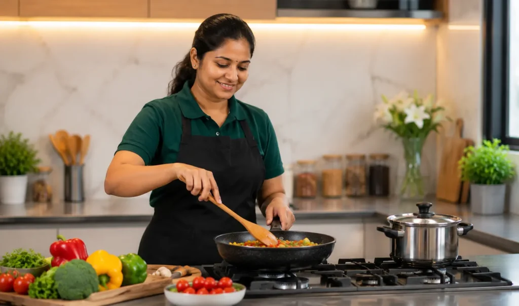 Professional Cooking Cook cum Maid Services in Patna Bihar